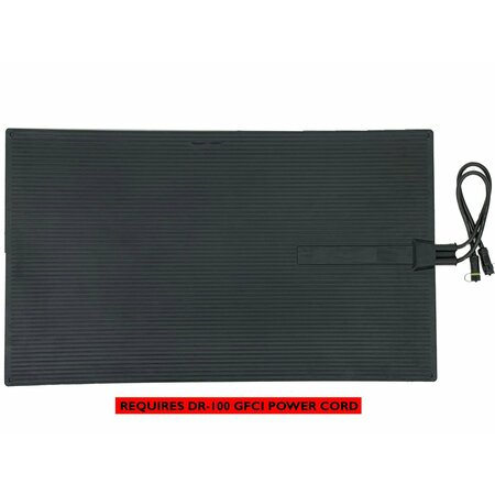 DR INFRARED HEATER Blue 23 in. x 40 in. 300-Watt Electric Heated Rubber Snow and Ice Melting Mat Mat Only DR-009
